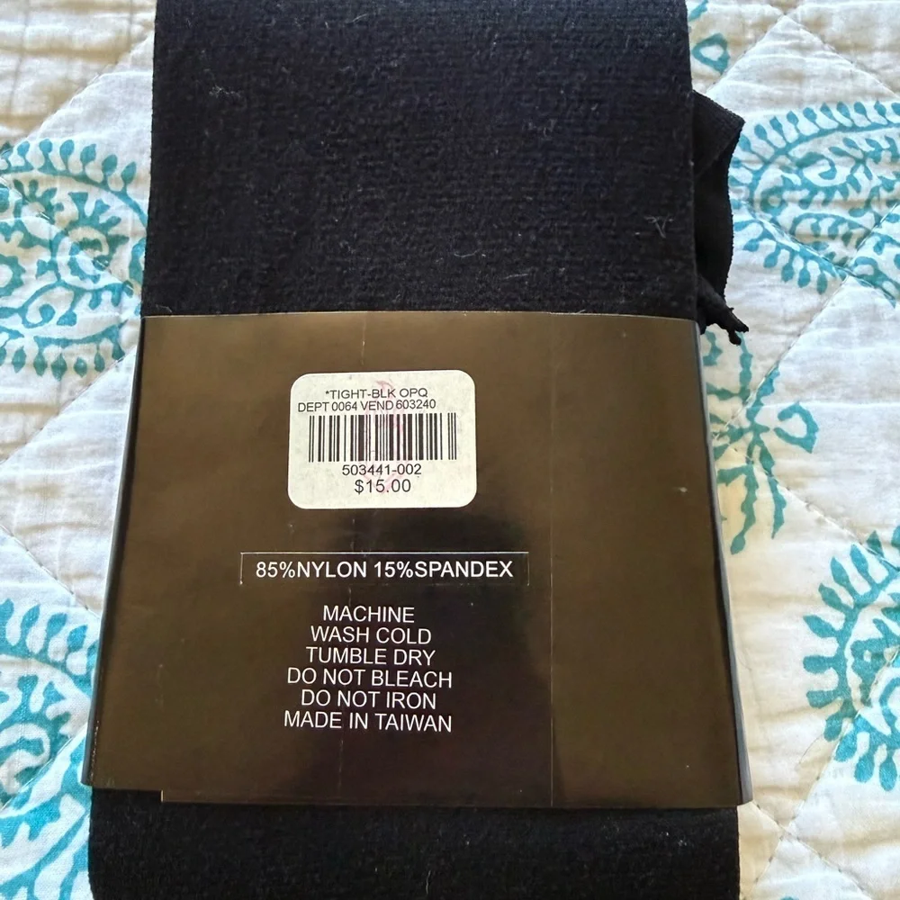 NWT Torrid Black Tights in Size 3-4